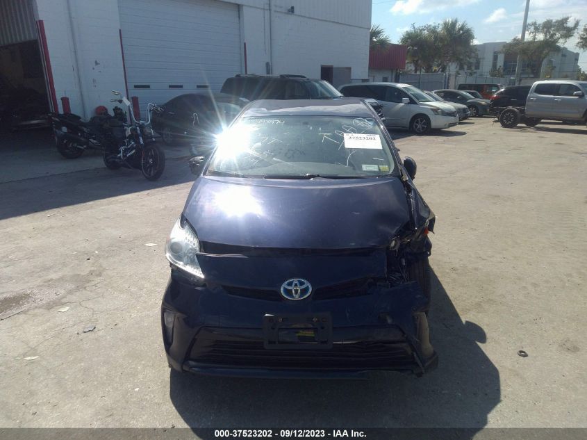 2015 Toyota Prius Three VIN: JTDKN3DU2F0464649 Lot: 37523202