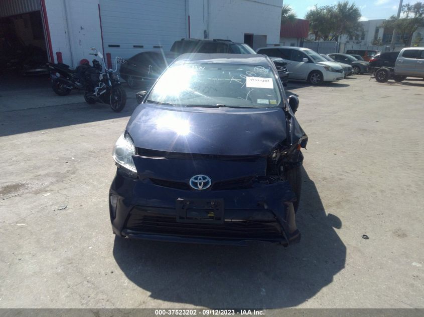 2015 Toyota Prius Three VIN: JTDKN3DU2F0464649 Lot: 37523202