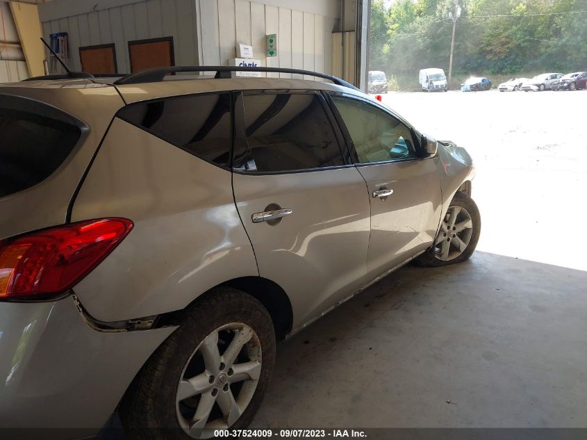 2009 Nissan Murano Sl VIN: JN8AZ18U09W019704 Lot: 37524009