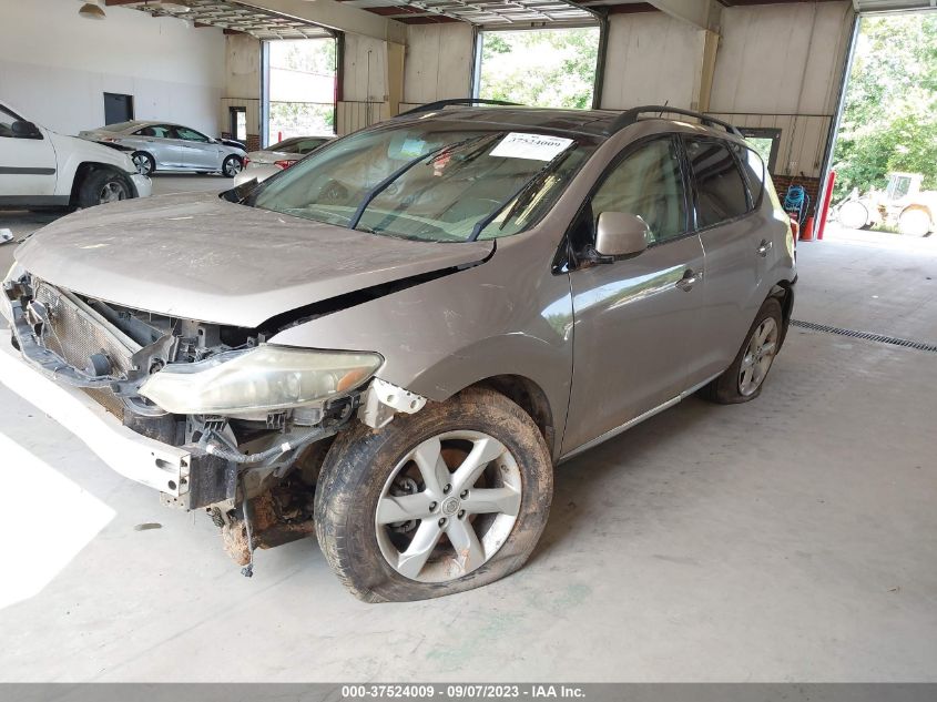 2009 Nissan Murano Sl VIN: JN8AZ18U09W019704 Lot: 37524009