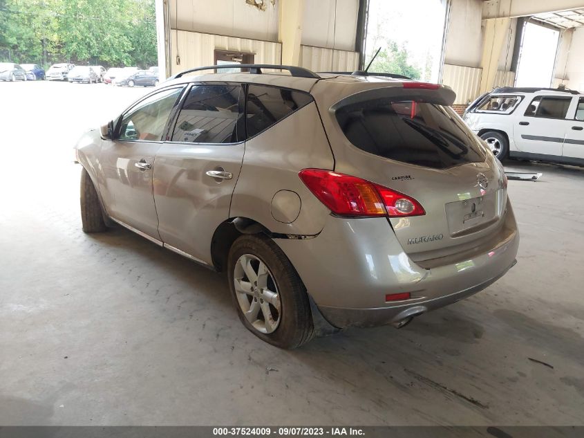 2009 Nissan Murano Sl VIN: JN8AZ18U09W019704 Lot: 37524009