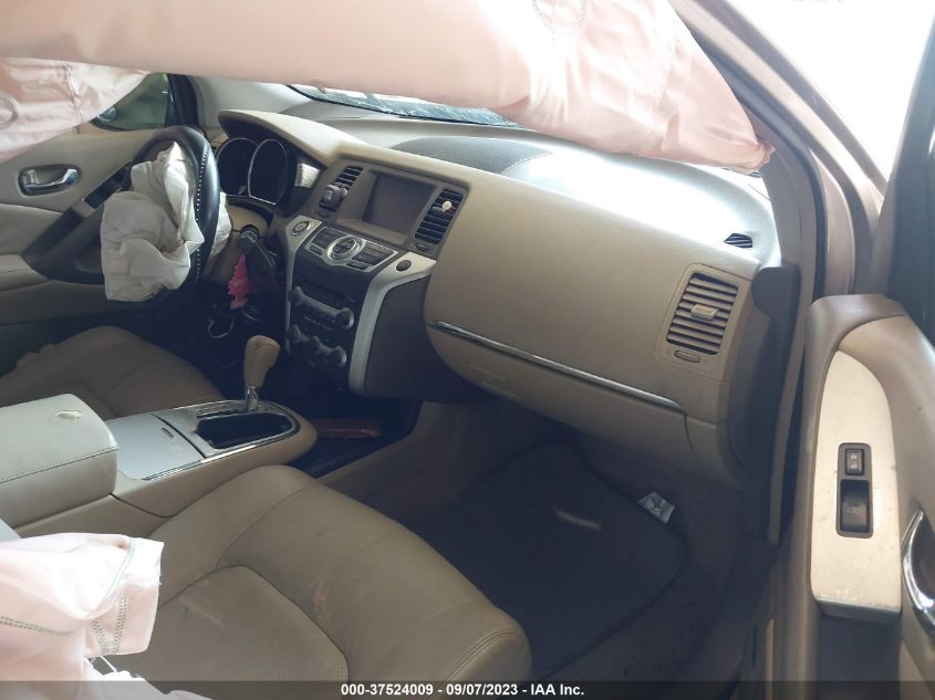 2009 Nissan Murano Sl VIN: JN8AZ18U09W019704 Lot: 37524009