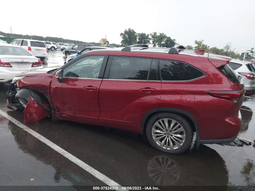 2023 Toyota Highlander Hybrid Platinum VIN: 5TDEBRCH4PS113978 Lot: 37524370