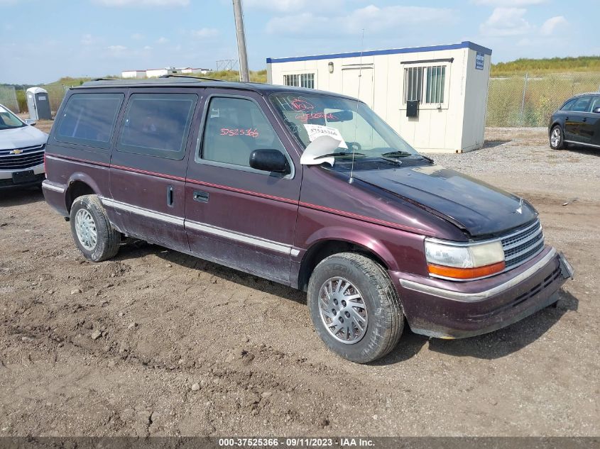 1P4GH44R6PX690194 1993 Plymouth Grand Voyager Se