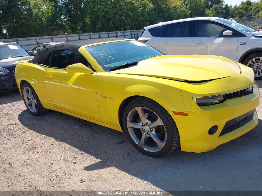 2014 Chevrolet Camaro 1Lt VIN: 2G1FB3D38E9232555 Lot: 37526354