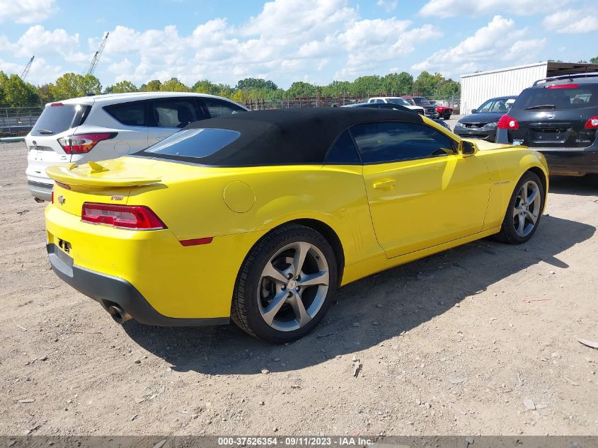 2014 Chevrolet Camaro 1Lt VIN: 2G1FB3D38E9232555 Lot: 37526354