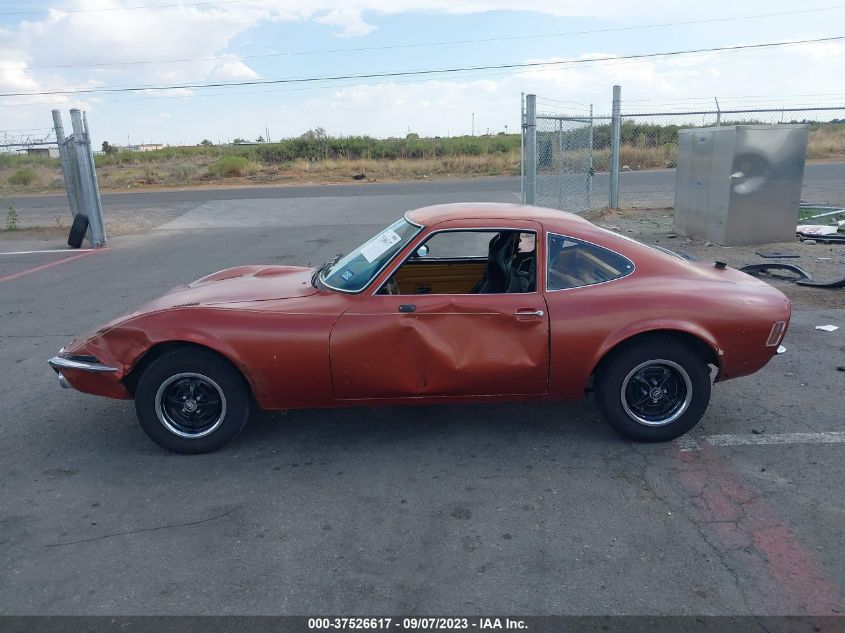 1973 Opel Gt VIN: 0Y07NC3005669 Lot: 37526617