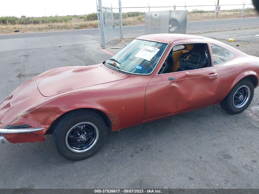 1973 Opel Gt VIN: 0Y07NC3005669 Lot: 37526617