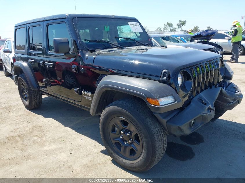 2021 Jeep Wrangler Unlimited Sport 4X4 VIN: 1C4HJXDN3MW520369 Lot: 37526938