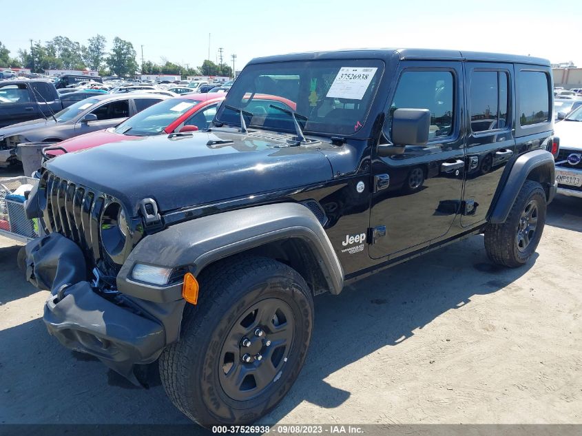 1C4HJXDN3MW520369 2021 Jeep Wrangler Unlimited Sport 4X4