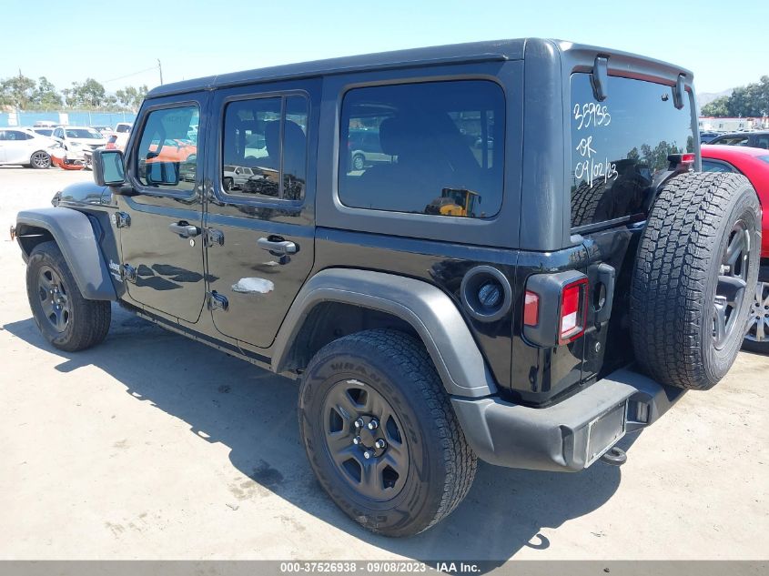 2021 Jeep Wrangler Unlimited Sport 4X4 VIN: 1C4HJXDN3MW520369 Lot: 37526938