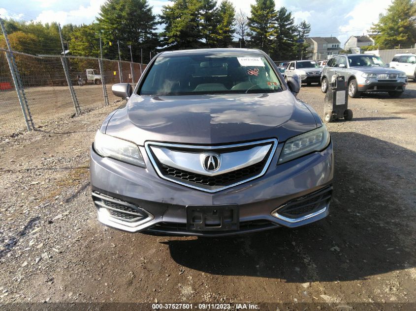 2017 Acura Rdx W/Technology Pkg/W/Technology/Acurawatch Plus Pkg VIN: 5J8TB4H58HL031393 Lot: 37527501