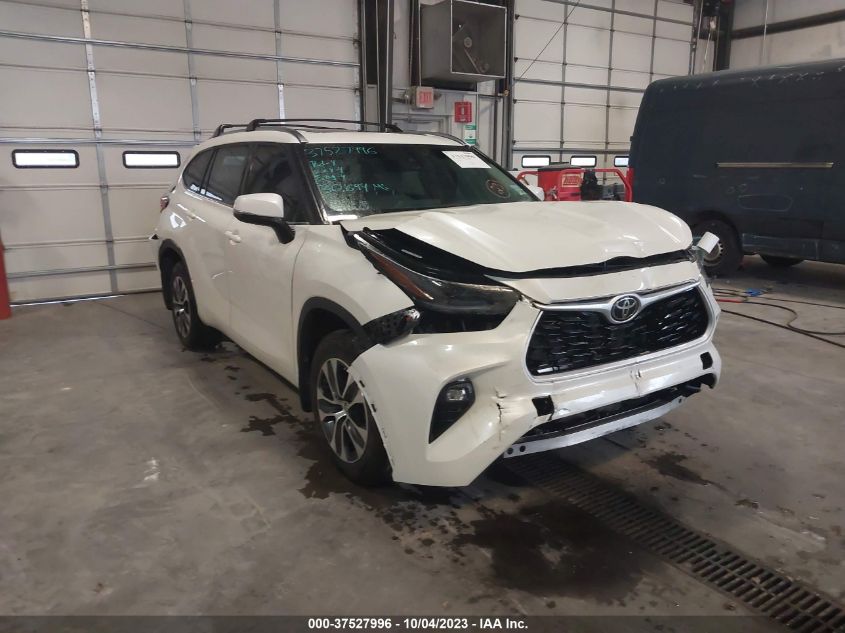 2021 Toyota Highlander Xle VIN: 5TDGZRAH8MS532709 Lot: 37527996