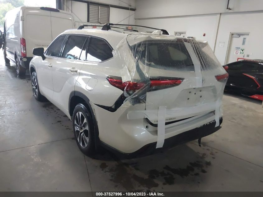 2021 Toyota Highlander Xle VIN: 5TDGZRAH8MS532709 Lot: 37527996