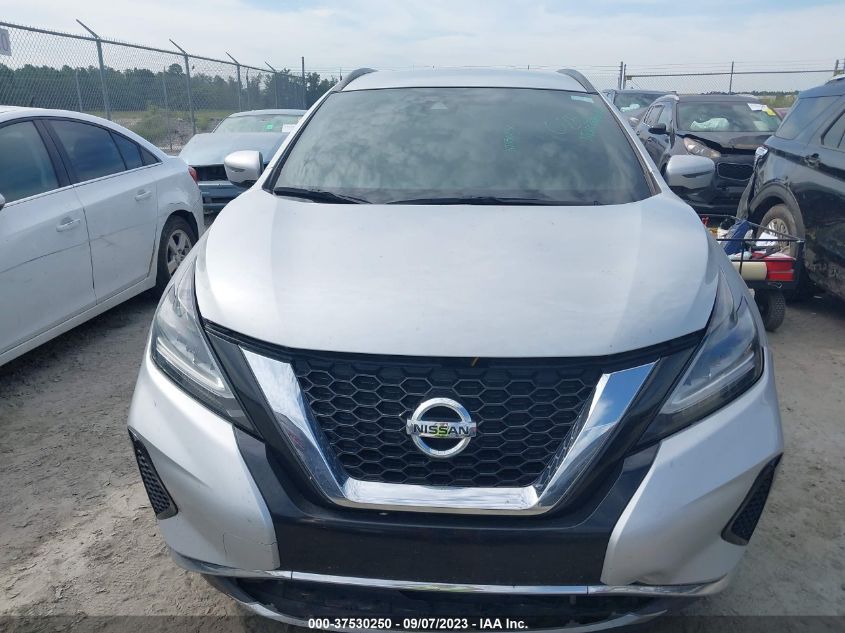 2020 Nissan Murano Sv Fwd VIN: 5N1AZ2BJ5LN139832 Lot: 38406674