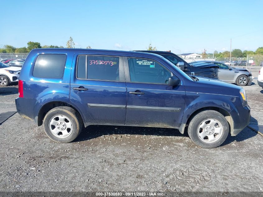 2014 Honda Pilot Lx VIN: 5FNYF3H25EB011366 Lot: 37530593