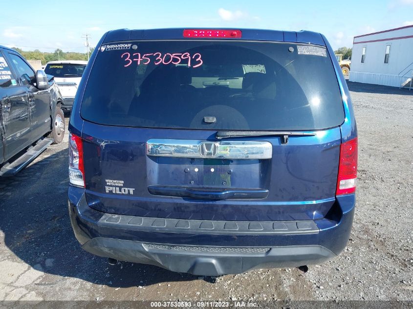 2014 Honda Pilot Lx VIN: 5FNYF3H25EB011366 Lot: 37530593