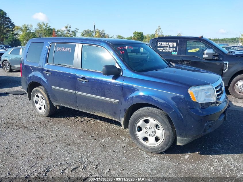 2014 Honda Pilot Lx VIN: 5FNYF3H25EB011366 Lot: 37530593