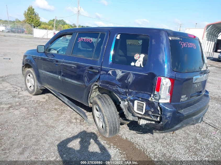 2014 Honda Pilot Lx VIN: 5FNYF3H25EB011366 Lot: 37530593