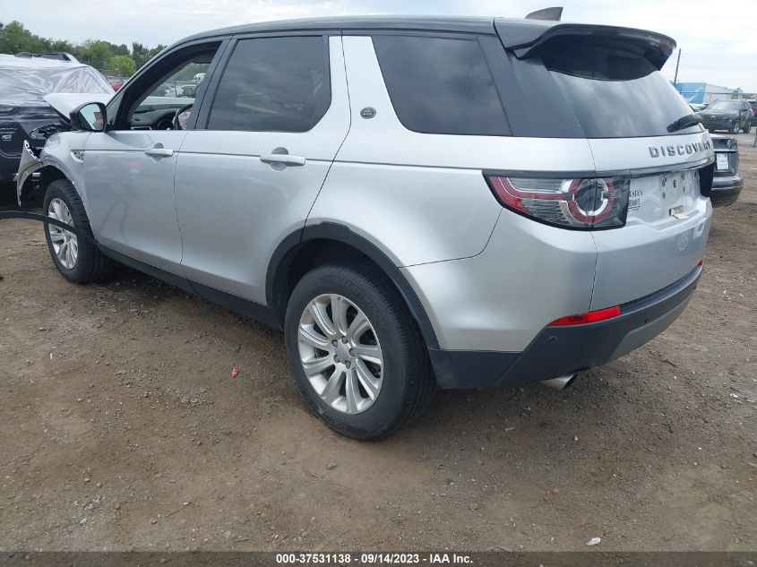 2017 Land Rover Discovery Sport Se VIN: SALCP2BG9HH715931 Lot: 37531138