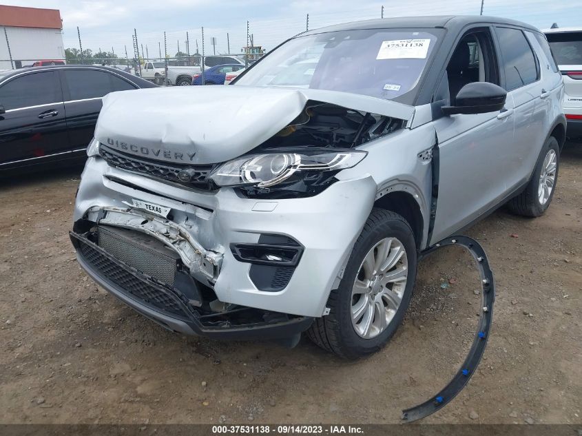 2017 Land Rover Discovery Sport Se VIN: SALCP2BG9HH715931 Lot: 37531138