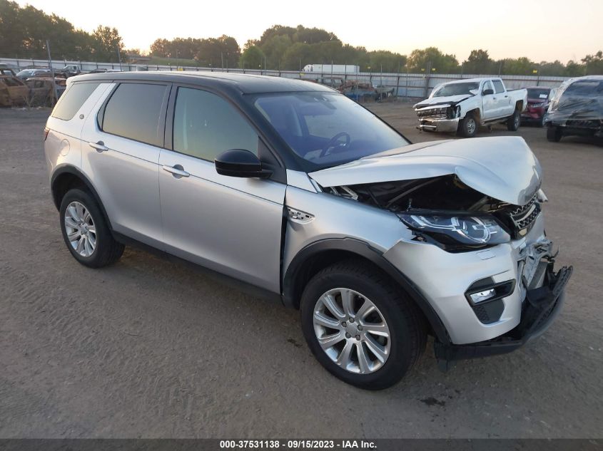 2017 Land Rover Discovery Sport Se VIN: SALCP2BG9HH715931 Lot: 37531138