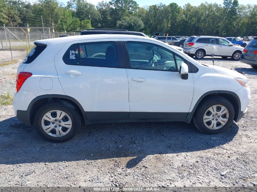 2017 Chevrolet Trax Ls VIN: 3GNCJKSB7HL274502 Lot: 37531228