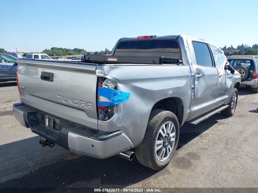 2020 Toyota Tundra Platinum VIN: 5TFAY5F18LX919055 Lot: 37532677