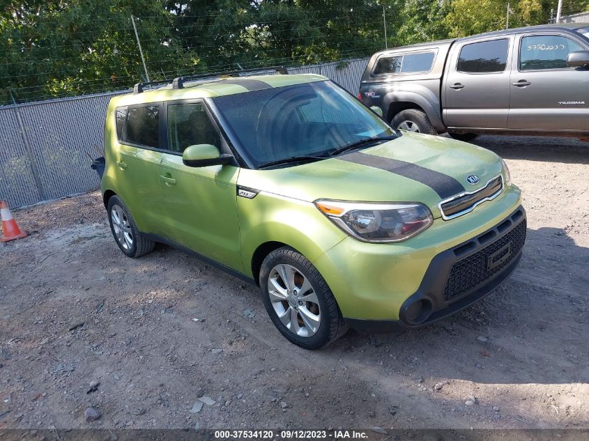 2015 Kia Soul + VIN: KNDJP3A59F7753232 Lot: 37534120