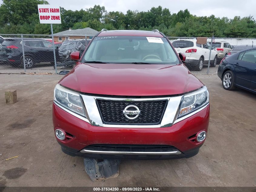 2014 Nissan Pathfinder Platinum VIN: 5N1AR2MN2EC627702 Lot: 37534250