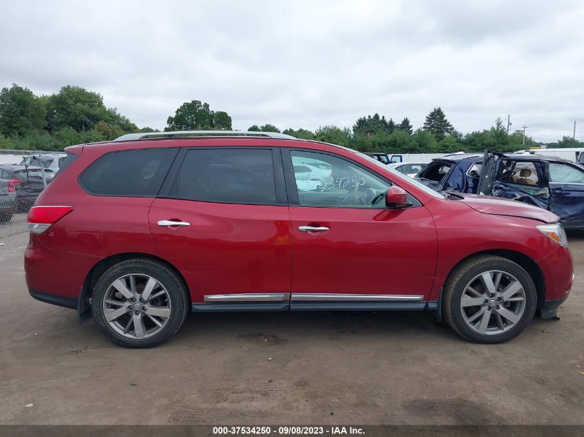 2014 Nissan Pathfinder Platinum VIN: 5N1AR2MN2EC627702 Lot: 37534250