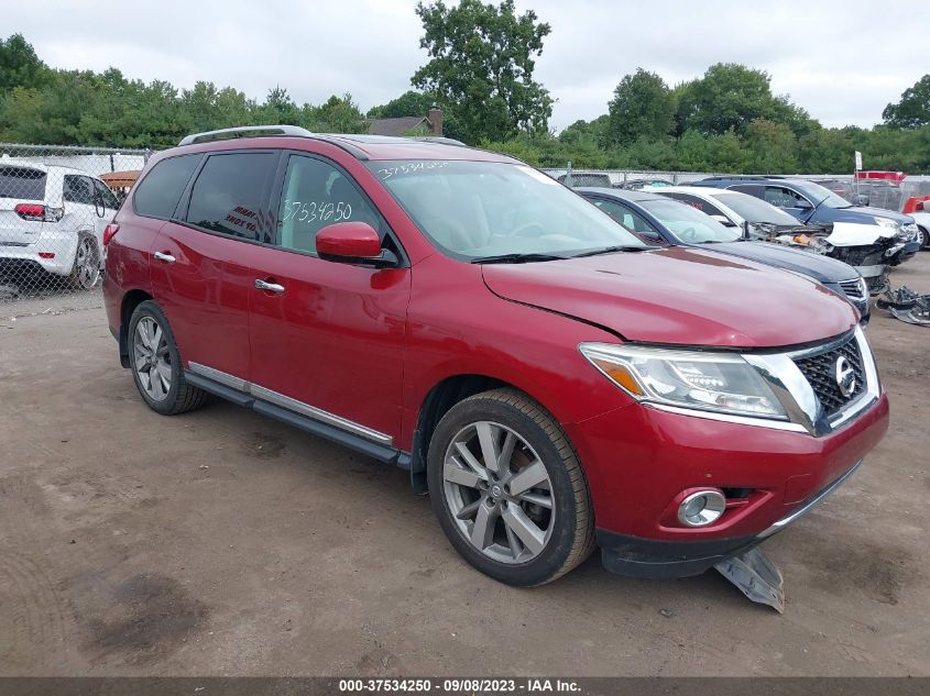 2014 Nissan Pathfinder Platinum VIN: 5N1AR2MN2EC627702 Lot: 37534250