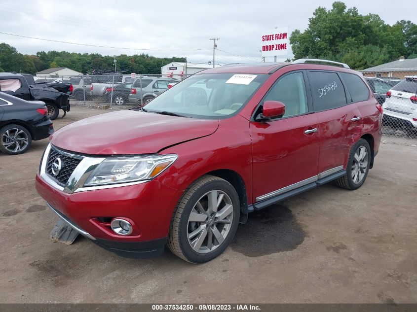 2014 Nissan Pathfinder Platinum VIN: 5N1AR2MN2EC627702 Lot: 37534250