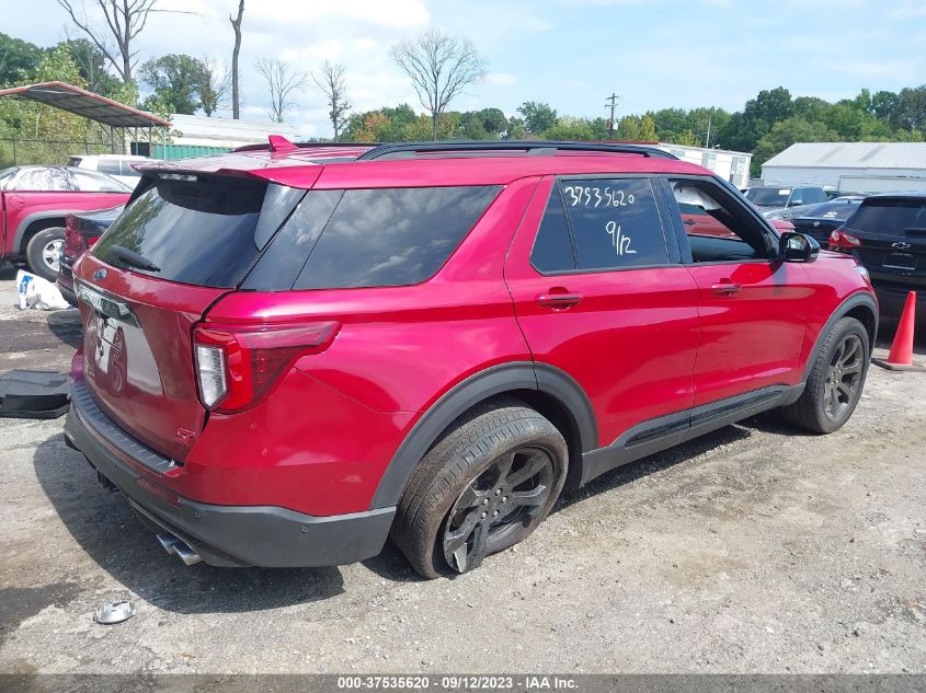 2020 Ford Explorer St VIN: 1FM5K8GC4LGA59607 Lot: 37535620