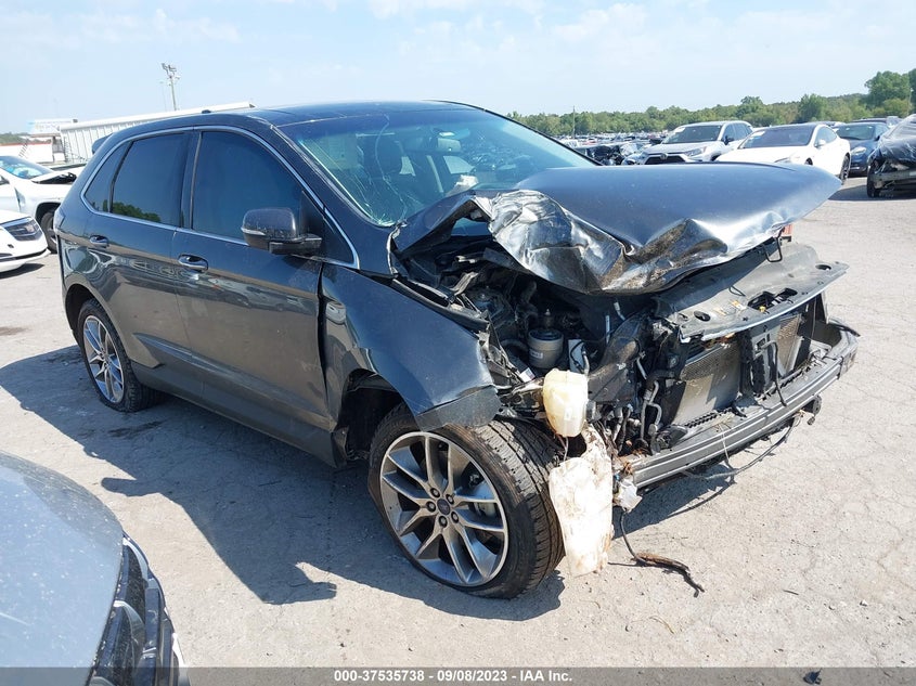 2017 Ford Edge Titanium VIN: 2FMPK3K83HBB51918 Lot: 37535738