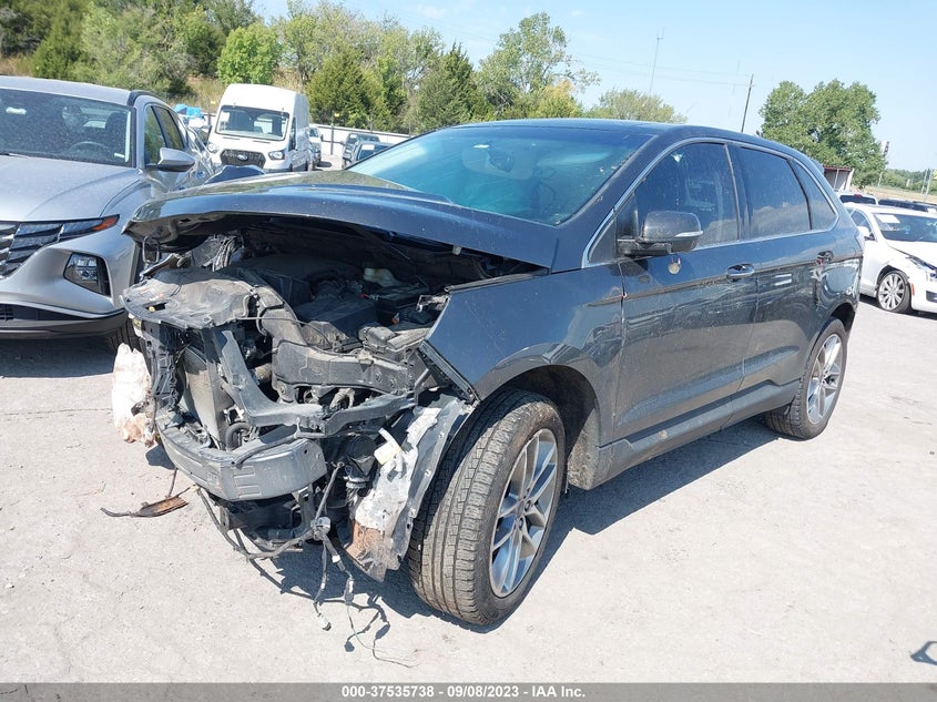 2017 Ford Edge Titanium VIN: 2FMPK3K83HBB51918 Lot: 37535738