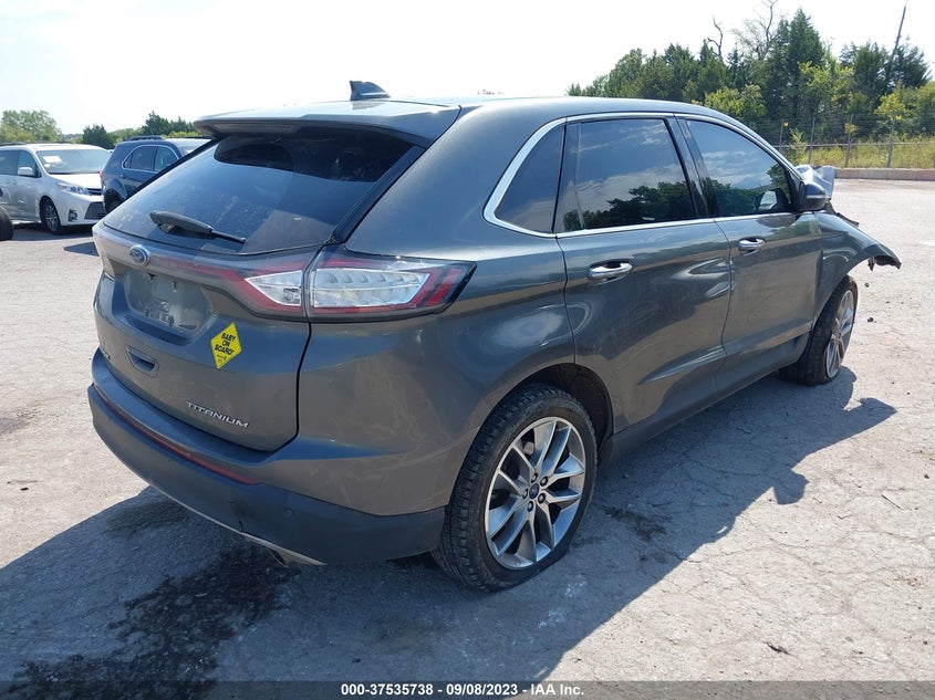 2017 Ford Edge Titanium VIN: 2FMPK3K83HBB51918 Lot: 37535738