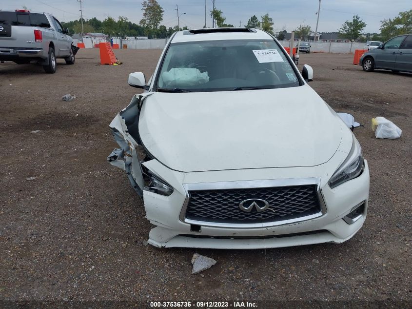 2018 Infiniti Q50 3.0T Luxe VIN: JN1EV7AR5JM435185 Lot: 37536736