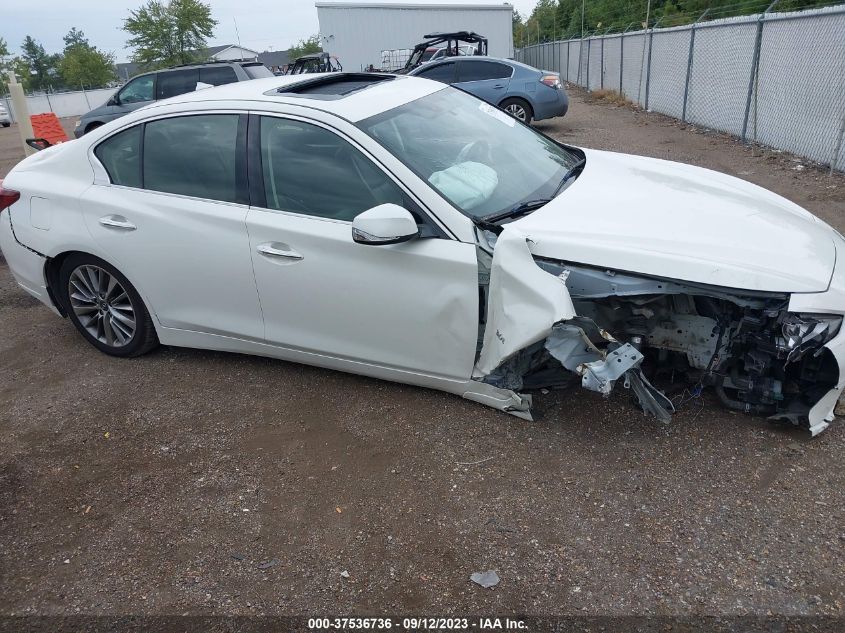 2018 Infiniti Q50 3.0T Luxe VIN: JN1EV7AR5JM435185 Lot: 37536736