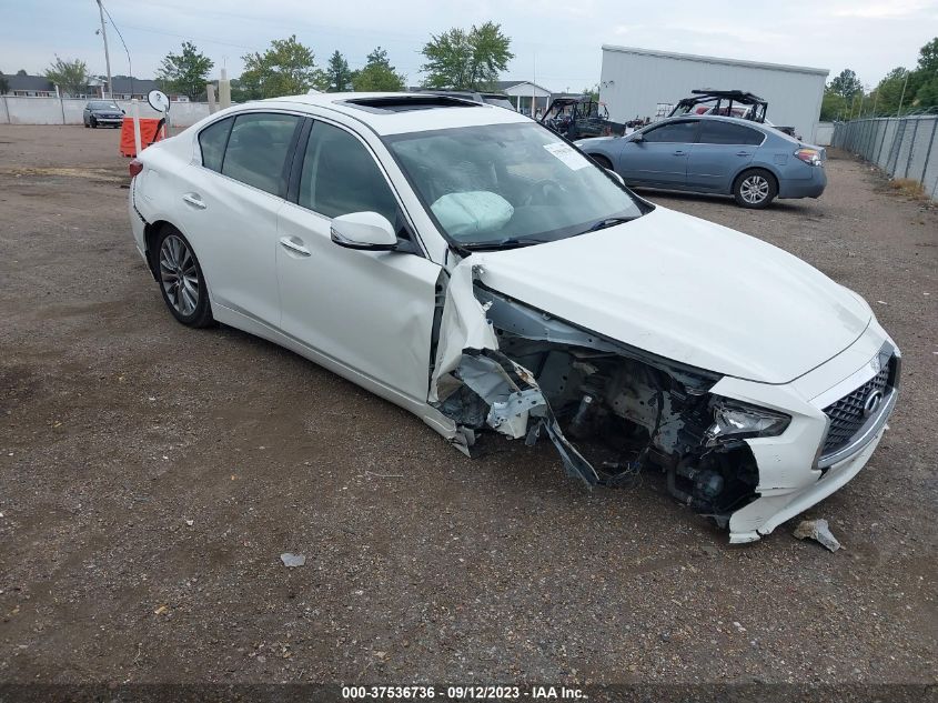 2018 Infiniti Q50 3.0T Luxe VIN: JN1EV7AR5JM435185 Lot: 37536736