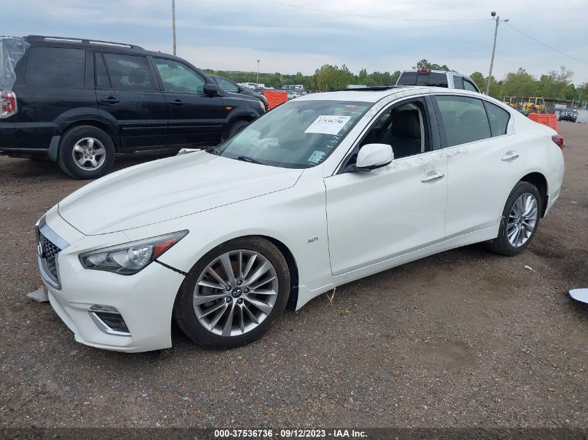 2018 Infiniti Q50 3.0T Luxe VIN: JN1EV7AR5JM435185 Lot: 37536736