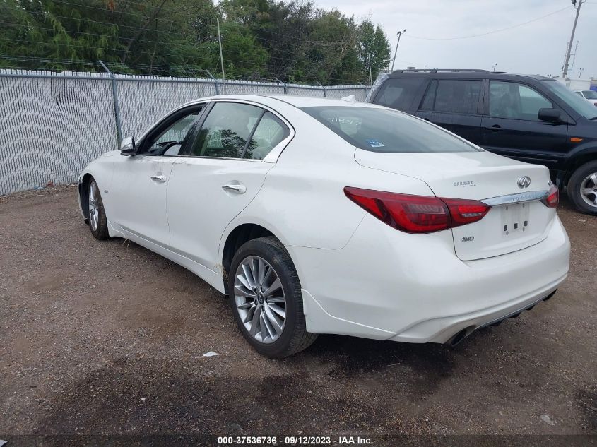 2018 Infiniti Q50 3.0T Luxe VIN: JN1EV7AR5JM435185 Lot: 37536736