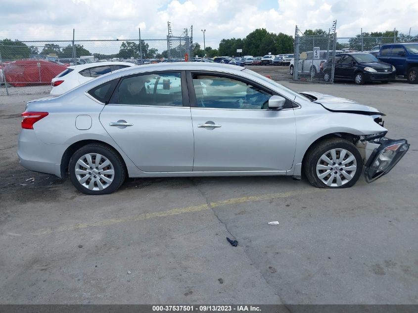 2019 Nissan Sentra S VIN: 3N1AB7APXKY257472 Lot: 37537501