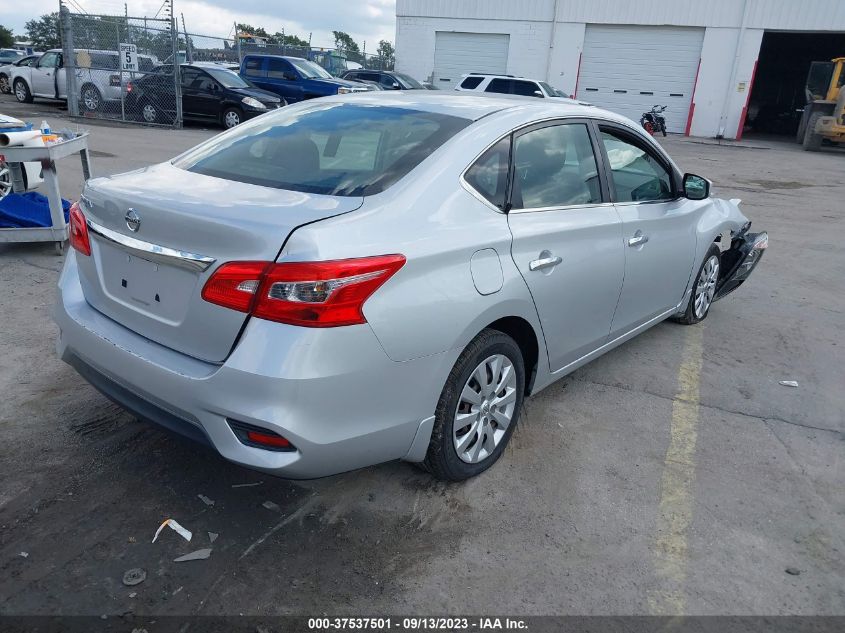 2019 Nissan Sentra S VIN: 3N1AB7APXKY257472 Lot: 37537501