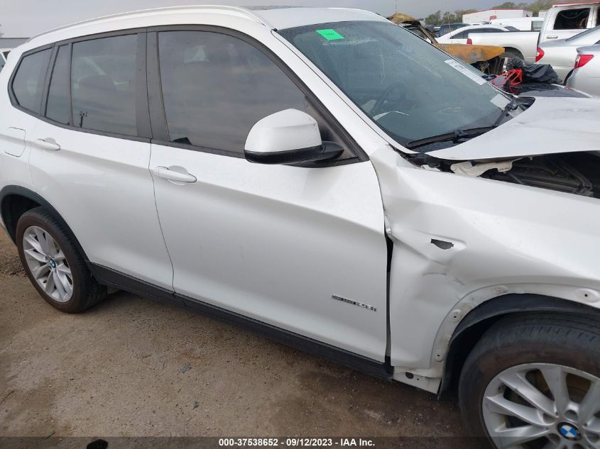 2016 BMW X3 Sdrive28I VIN: 5UXWZ7C52G0R32497 Lot: 37538652