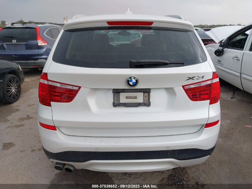 2016 BMW X3 Sdrive28I VIN: 5UXWZ7C52G0R32497 Lot: 37538652