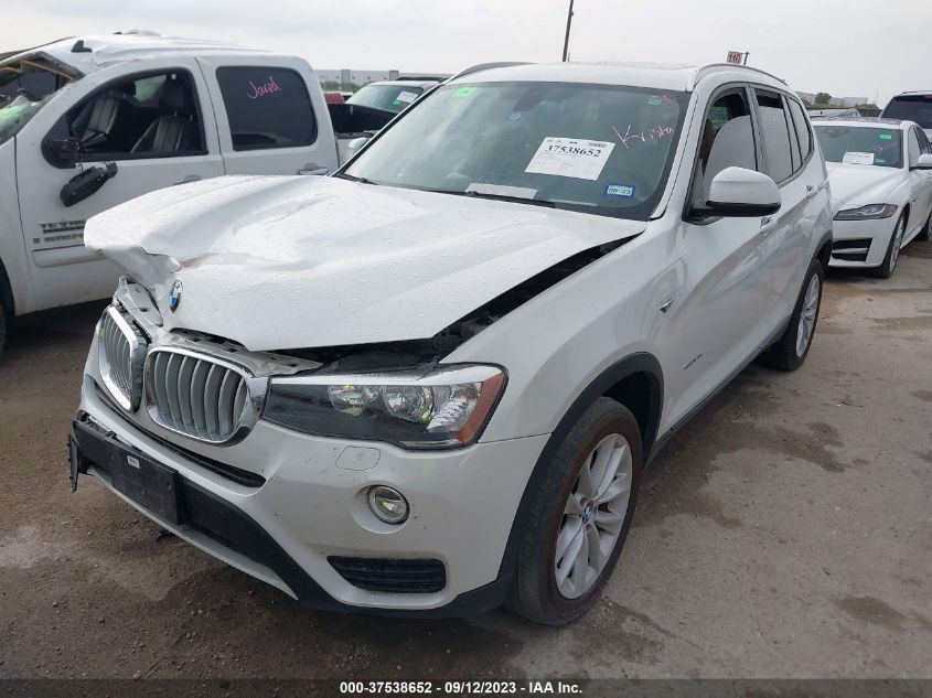 2016 BMW X3 Sdrive28I VIN: 5UXWZ7C52G0R32497 Lot: 37538652