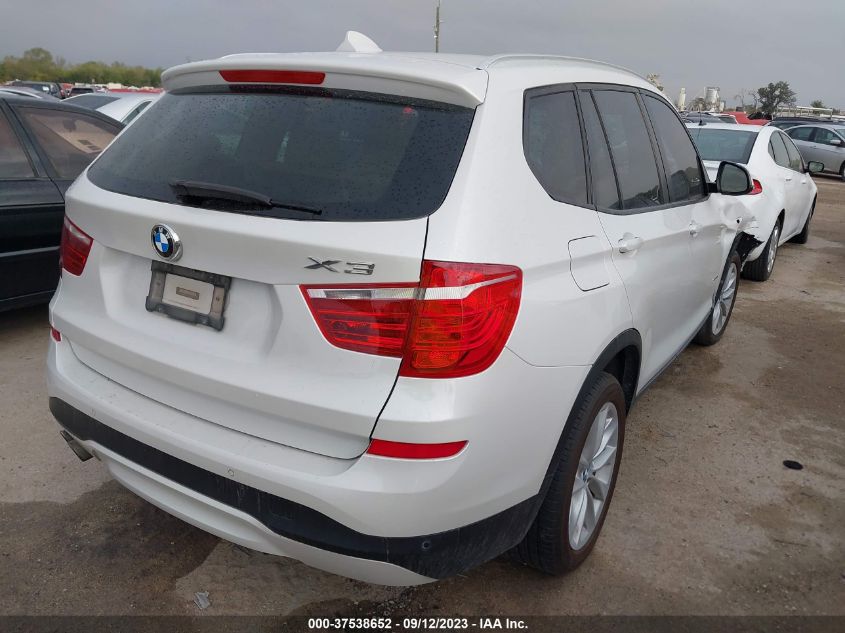 2016 BMW X3 Sdrive28I VIN: 5UXWZ7C52G0R32497 Lot: 37538652