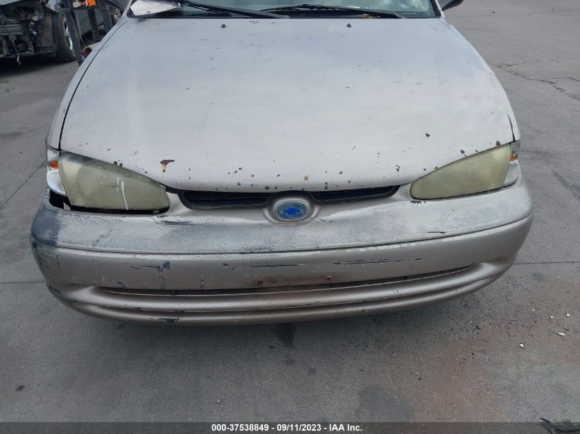 1999 Chevrolet Prizm VIN: 1Y1SK5489XZ418686 Lot: 37538849