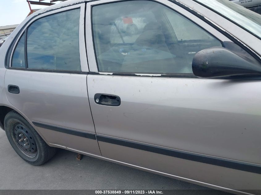 1999 Chevrolet Prizm VIN: 1Y1SK5489XZ418686 Lot: 37538849